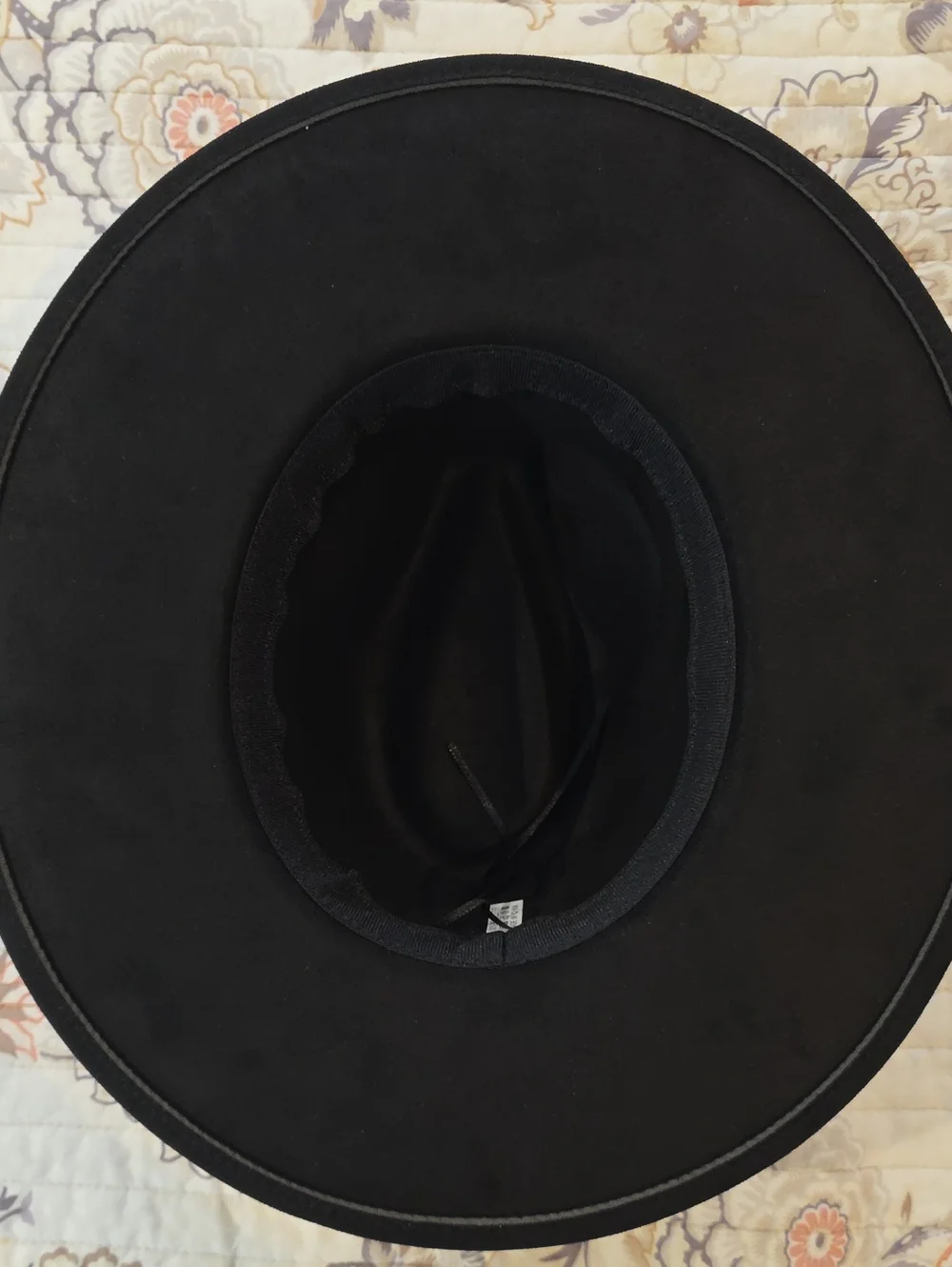 LIDHAY Wide Brim Western Suede Hat